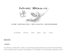 Tablet Screenshot of marcboulay.fr